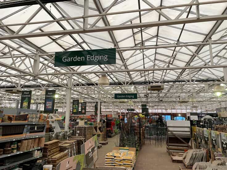 An image of interior Gardening signage.